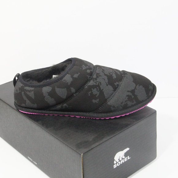 Sorel Bodega Run Slippers New Women Slip on Shoe Faux Fur lined sz 10 - Picture 3 of 8